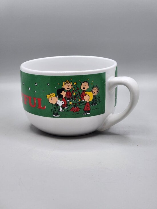 Gibson Other - Peanuts Be Joyful 22 oz Christmas Mug Snoopy Charlie Brown Holiday Collectable